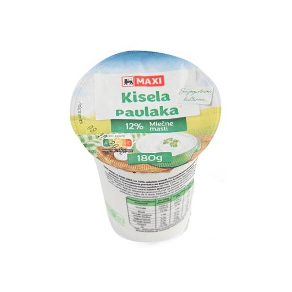 Kisela pavlaka PREMIA 12%mm 180g