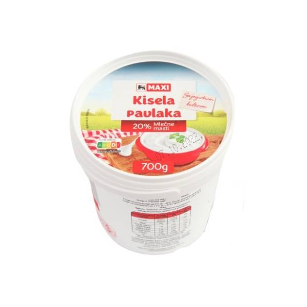 Kisela pavlaka PREMIA 20%mm 700g