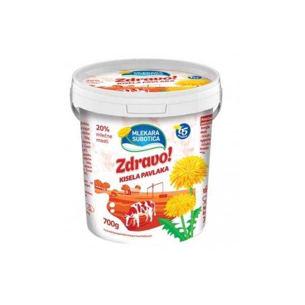 Kisela pavlaka ZDRAVO 20%mm 700g