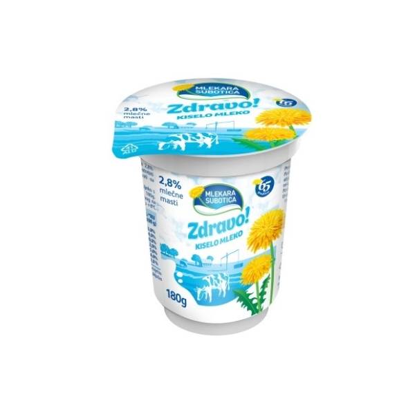 Kiselo mleko ZDRAVO 2,8%mm 180g
