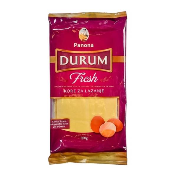 Kore za lazanje DURUM 500g