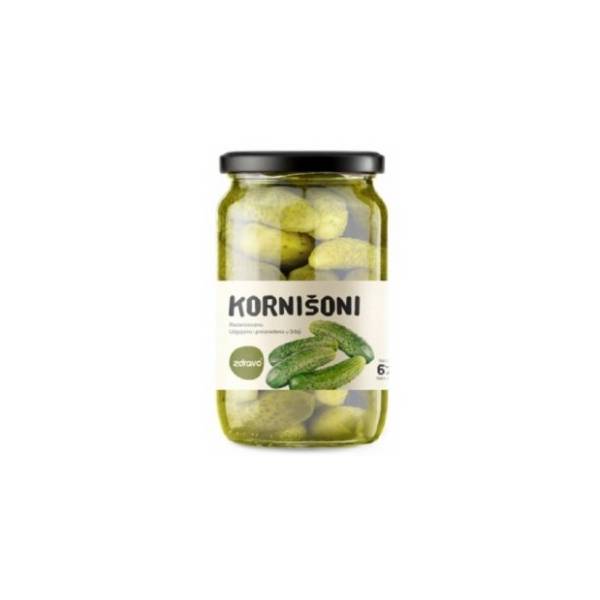 Kornišoni ZDRAVO ORGANIC 670g