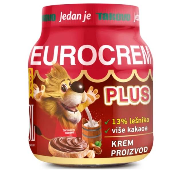 Krem TAKOVO Eurocrem Plus lešnik 350g
