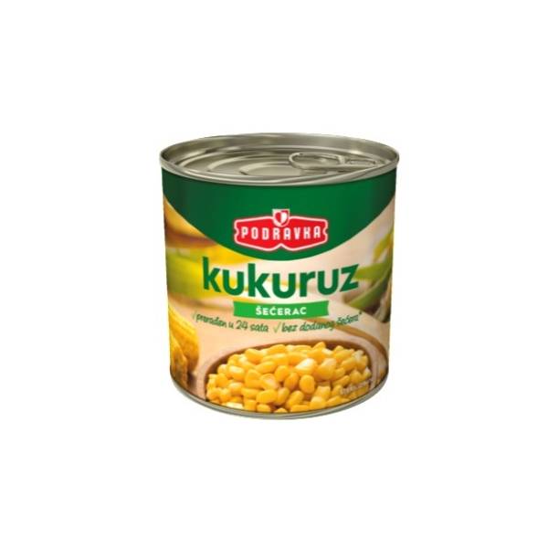 Kukuruz šećerac PODRAVKA 340g