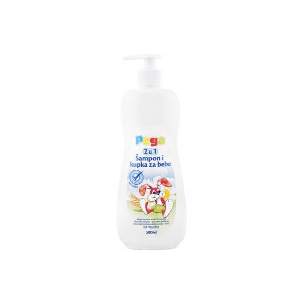 Kupka i šampon 2u1 PEGA 500ml