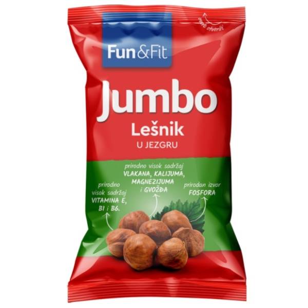 JUMBO lešnik sirovi 75g