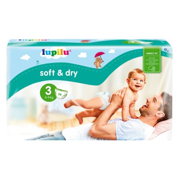 LUPILU pelene 3 56kom