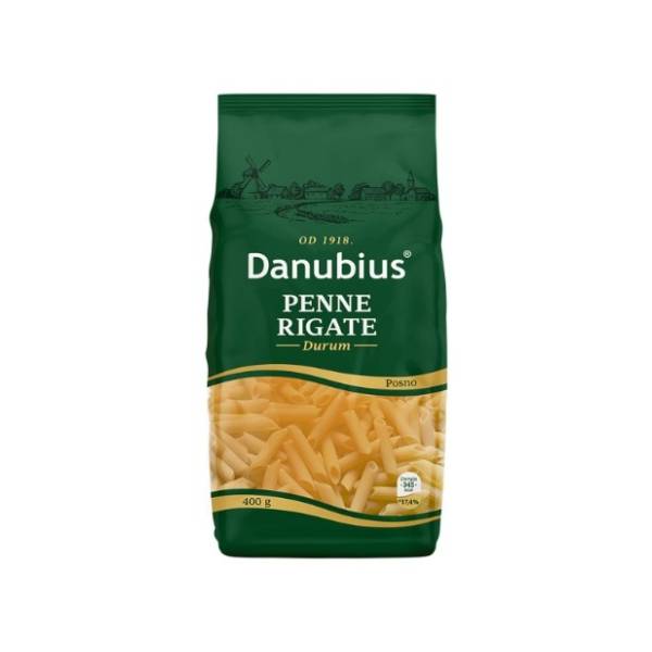 Makaroni DANUBIUS Penne Rigate 400g
