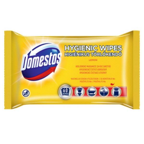 Maramice za čišćenje DOMESTOS lemon 60kom