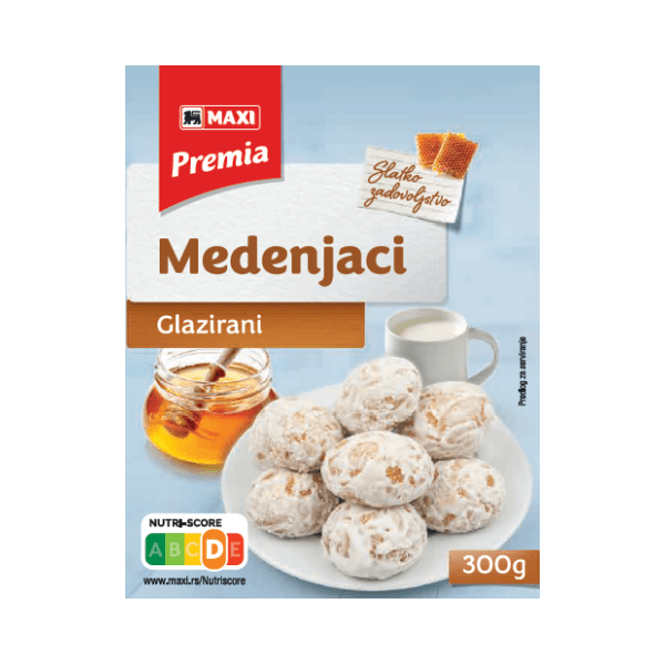 Medenjaci PREMIA Glazirani 300g (Ondina)