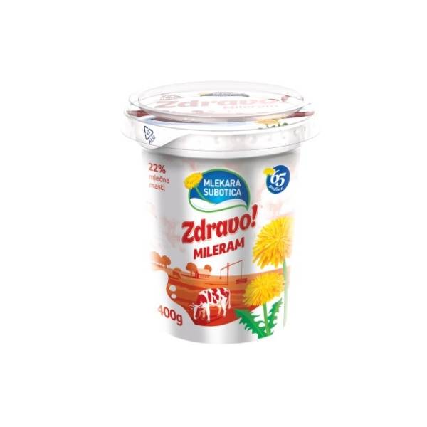 Mileram MLEKARA SUBOTICA 22%mm 400g