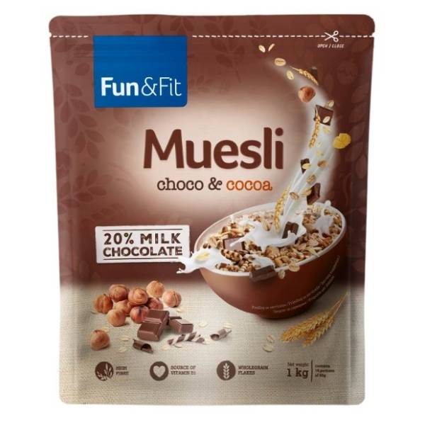 Musli  FUN&FIT čoko kakao 1kg