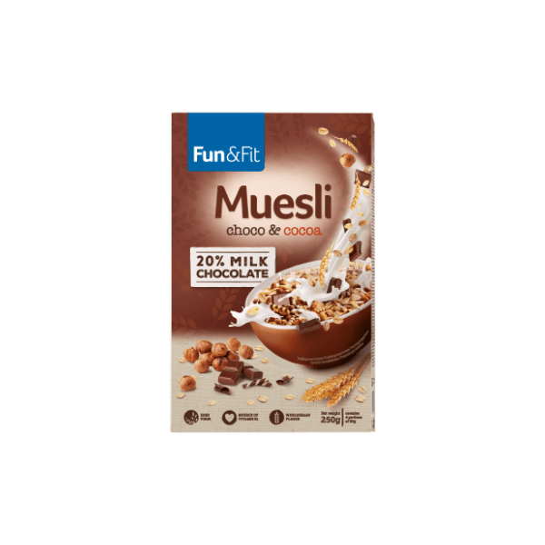 Musli FUN&FIT čoko kakao 250g