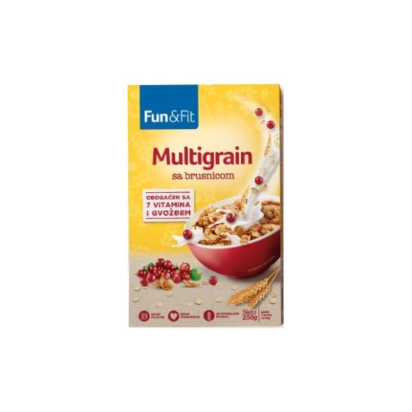 Musli FUN&FIT multigrain sa brusnicom 250g