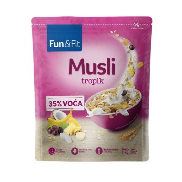 Musli FUN&FIT tropic 1kg