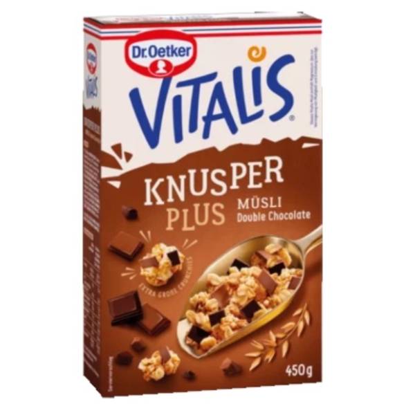 Musli VITALIS Dr. Oetker dve vrste cokolade 450g