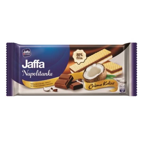 Napolitanka JAFFA krem i kokos 187g