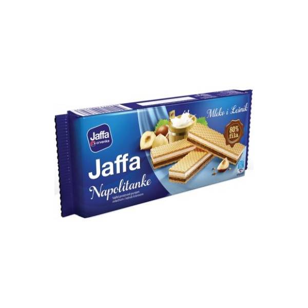 Napolitanka JAFFA mleko lešnik 187g