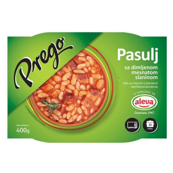 NEOPLANTA Prego pasulj sa dimljenom slaninom 400g