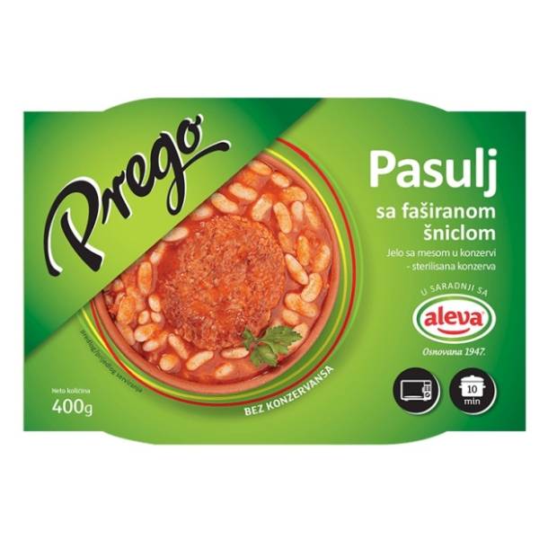 NEOPLANTA Prego pasulj sa faširanom šniclom 400g