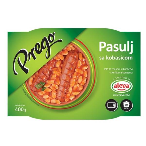 NEOPLANTA Prego pasulj sa kobasicom 400g