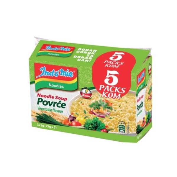 Nudle INDOMIE povrće 5kom