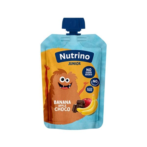 NUTRINO Junior voćni pire banana jabuka čokolada 180g
