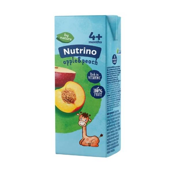 NUTRINO sokić jabuka breskva 200ml