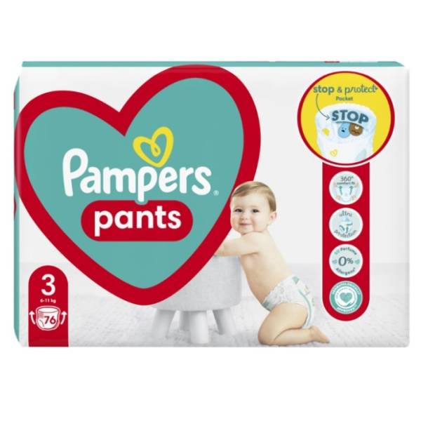 PAMPERS pelene Pants GP 3 76kom