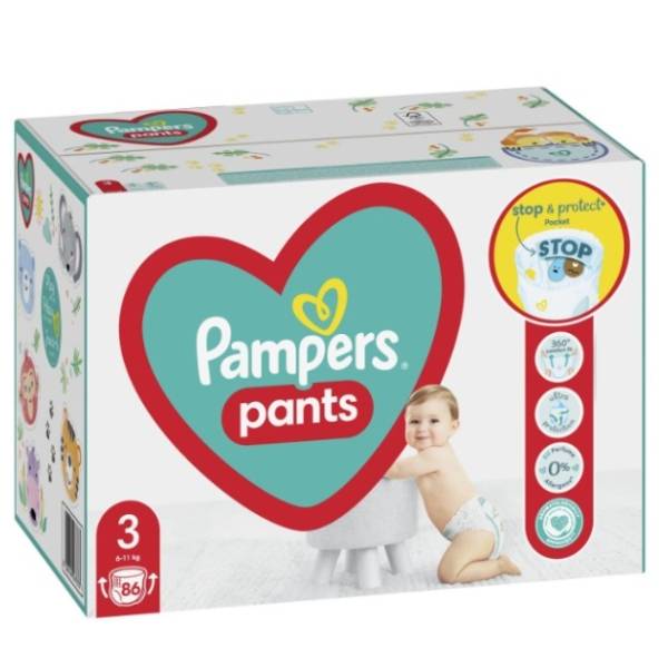 PAMPERS pelene Pants GP 3 86kom