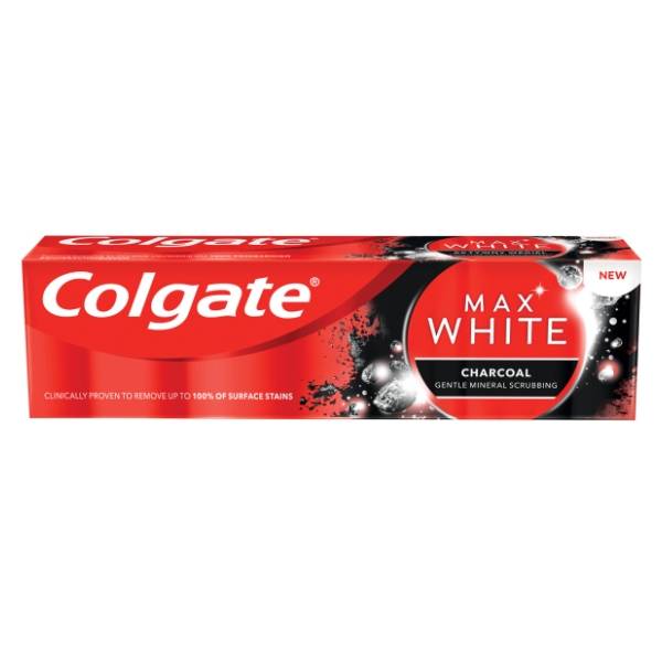 Pasta COLGATE Max white charcoal 75ml