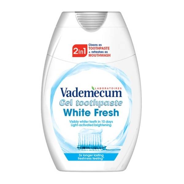 Pasta VADEMECUM 2in1 White fresh 75ml