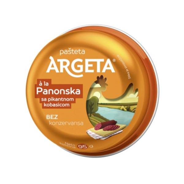 Pašteta ARGETA Panonska 95g