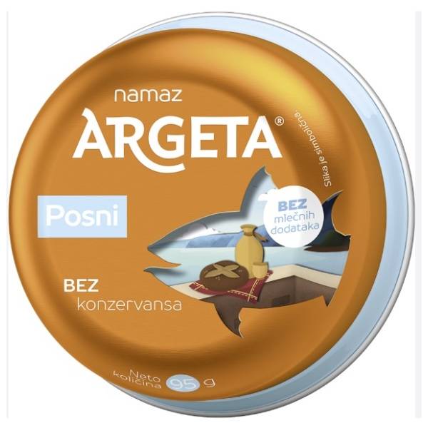 Pašteta ARGETA riblja posna 95g