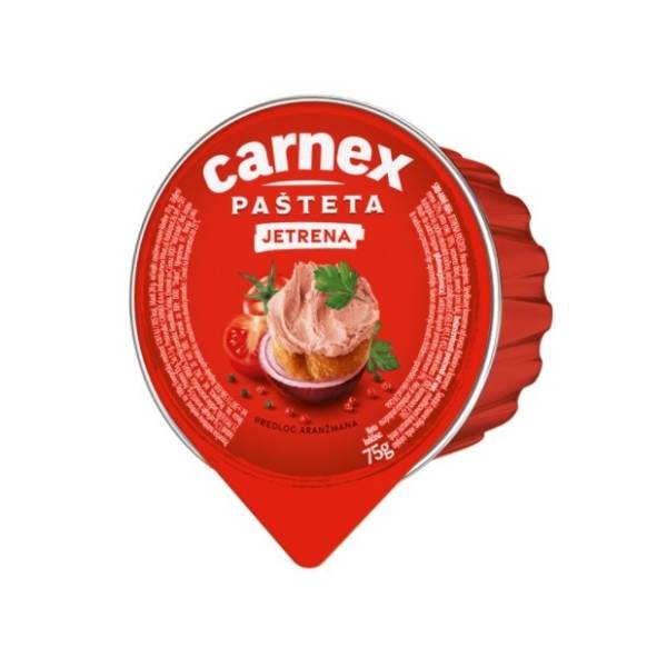 Pašteta CARNEX jetrena 75g