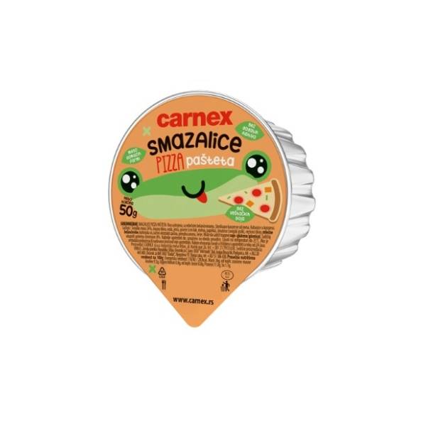 Pašteta CARNEX Smazalice pizza 50g