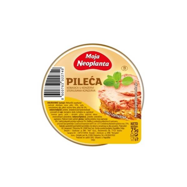 Pašteta NEOPLANTA pileća 75g