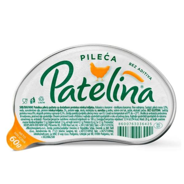 Pašteta PATELINA pileća 60g