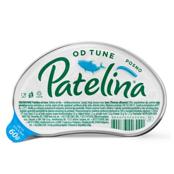 Pašteta PATELINA tuna 60g