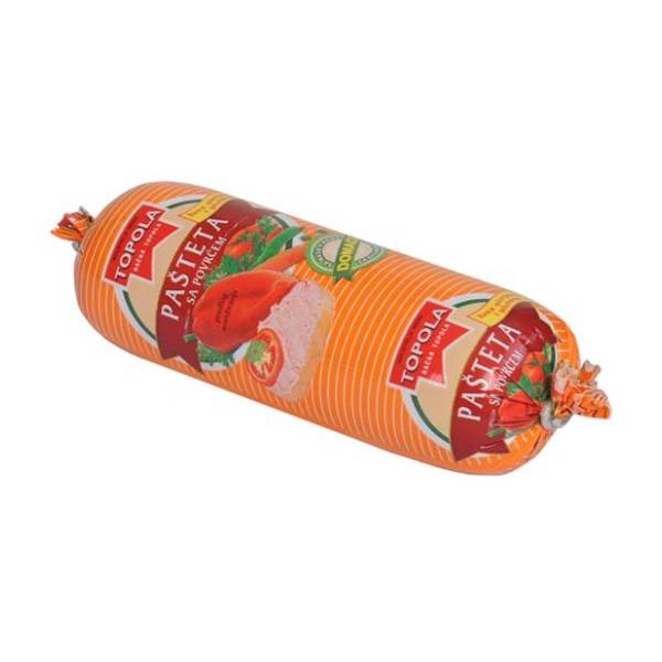 Pašteta TOPOLA sa povrćem u crevu 130g