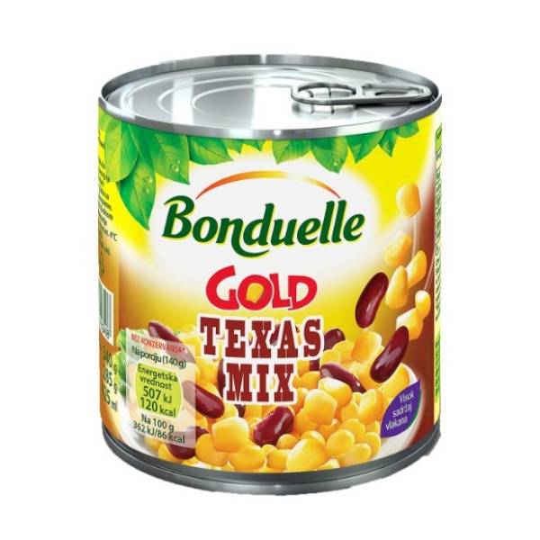 Pasulj BONDUELLE crveni sa kukuruzom 400g