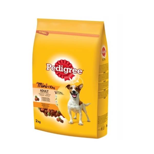 PEDIGREE Briketi Adult mini živina i povrće 2kg