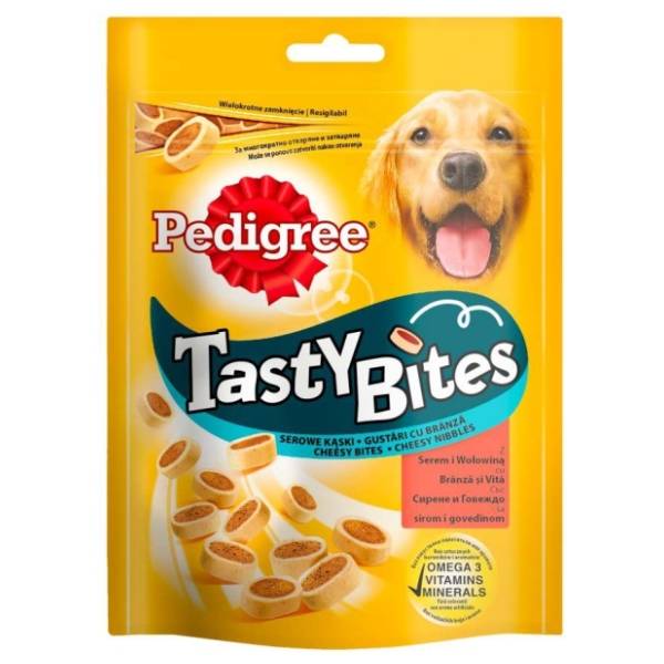 PEDIGREE Tasty bites sir i govedina 140g