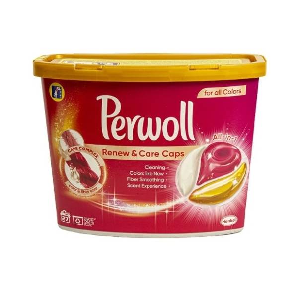 PERWOLL kapsule Renew & Care Color 27kom