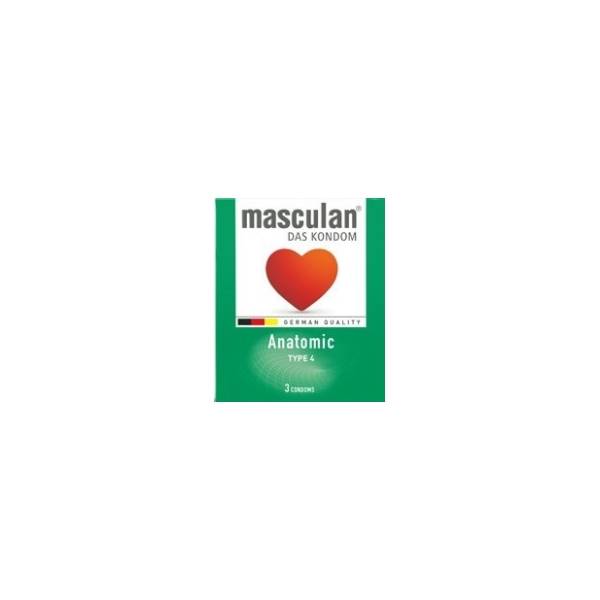 Prezervativ MASCULAN tip4 anatomic 3kom
