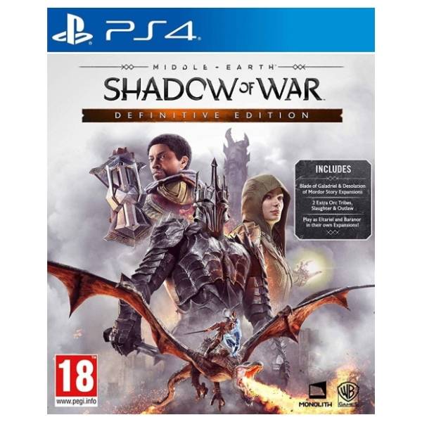 PS4 Middle Earth: Shadow of War Definitive Edition