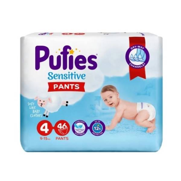 PUFIES pelene sensitive pants 4 46kom
