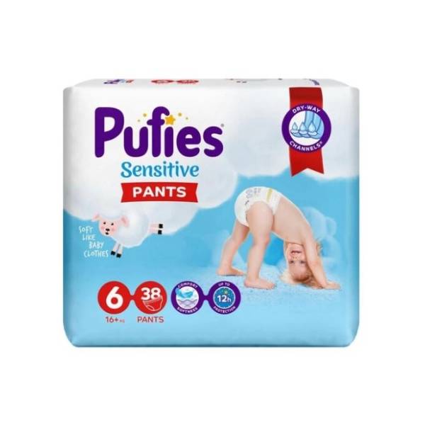 PUFIES pelene sensitive pants 6 38kom