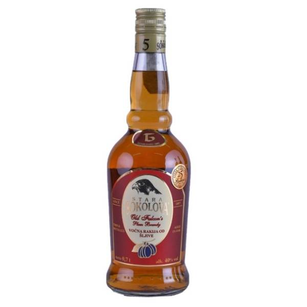 Rakija SOKOLOVA šljiva 0,7l