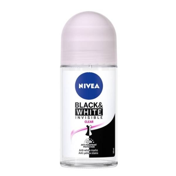 Roll-on NIVEA Black & white clear 50ml